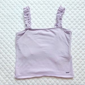 Hollister Lilac Crop Tank Sz S